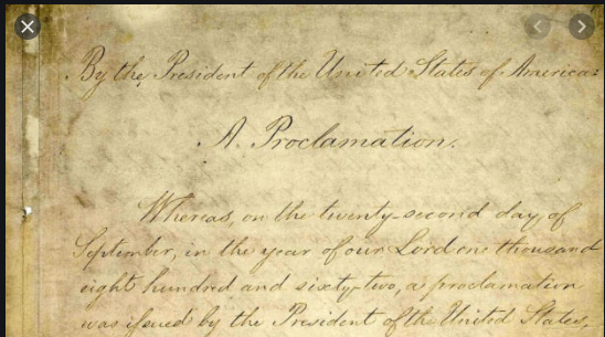 The Emancipation Proclamation