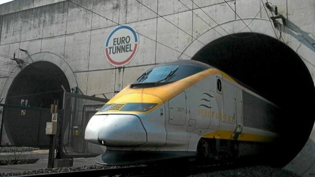 inauguración del eurotúnel