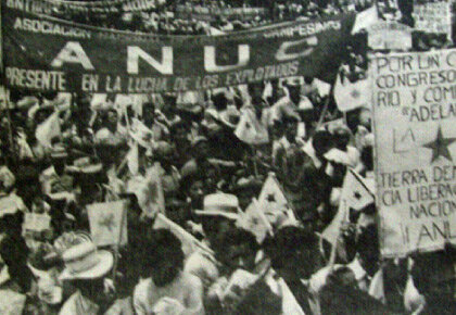 Invasiones Campesinas e Ilegalidad de la ANUC