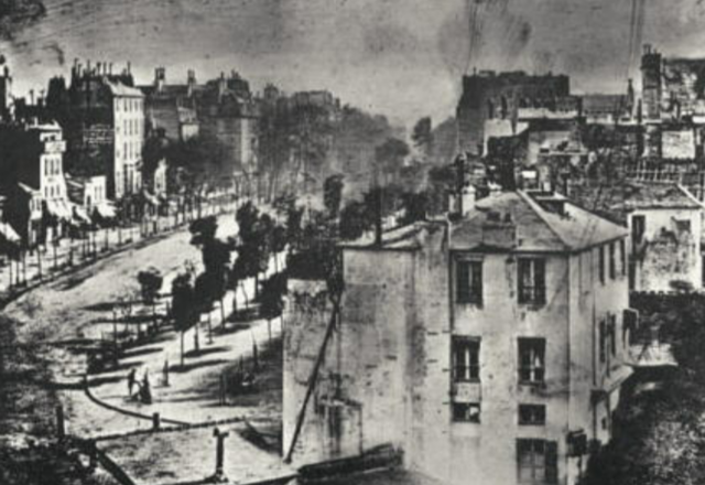 En el Boulevard du Tempe en Paris