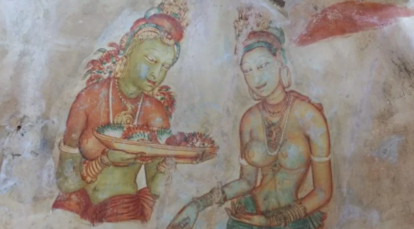 Antics Frescos de Sigiriya, Sri Lanka