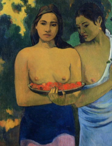 Dos mujeres tahitianas