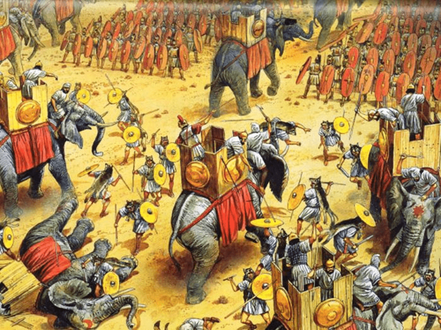 Victoria romana en Zama