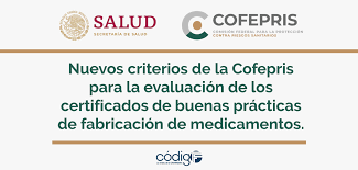 Criterios COFEPRIS evaluación CBPF