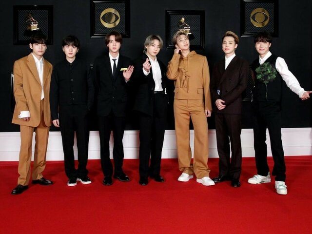 BTS se presenta en los Grammy´s 2020