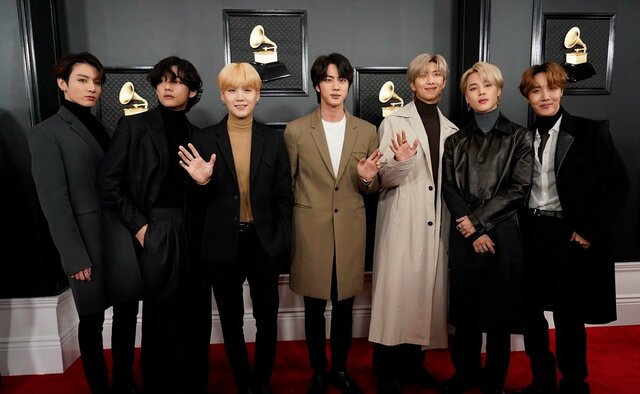 BTS se presenta en los Grammy´s 2019