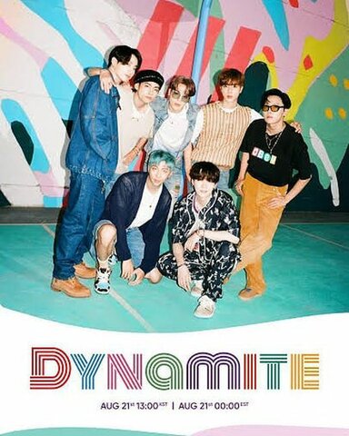 BTS estrena su sencillo "Dynamite"