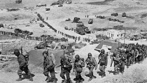 Battle at Omaha beach