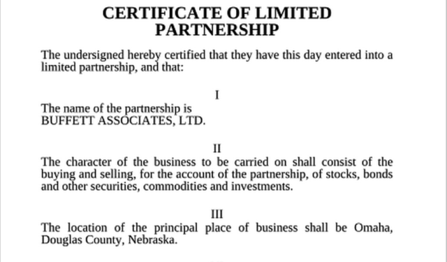 PARTNERSHIP LTD. IS DISSOLVED