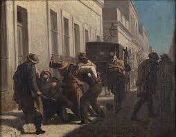 Lorenzo Batlle le encargó a Blanes un retrato oficial de su predecesor, Venancio Flores