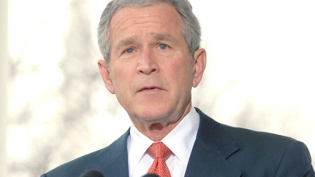George W. Bush declared president