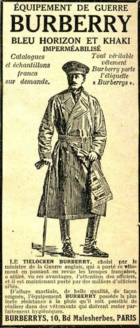 Moda: Burberry y la 1º GM