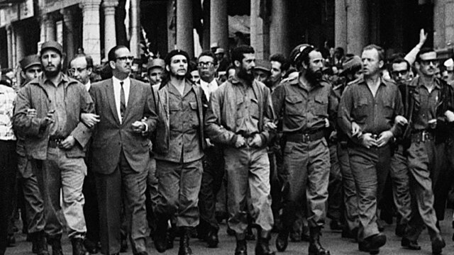 El triunfo de la revolución dirigida por Fidel Castro