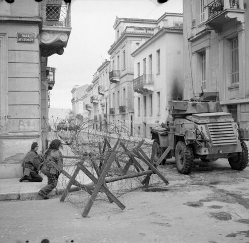 INICIO DE LA GUERRA CIVIL GRIEGA