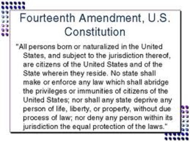 THE 14TH AMENDMENT