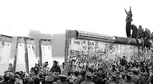 Destruction of  Berlin Wall