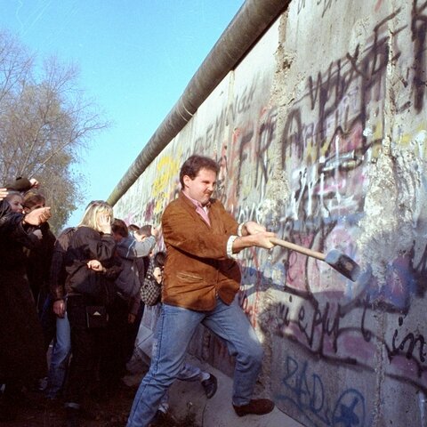Destruction of Berlin Wall