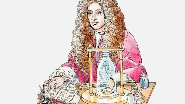 Evento importante que acontence en la obra de Boyle "El químico escéptico"