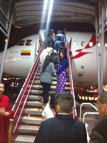 MI PRIMER VIAJE EN AVION