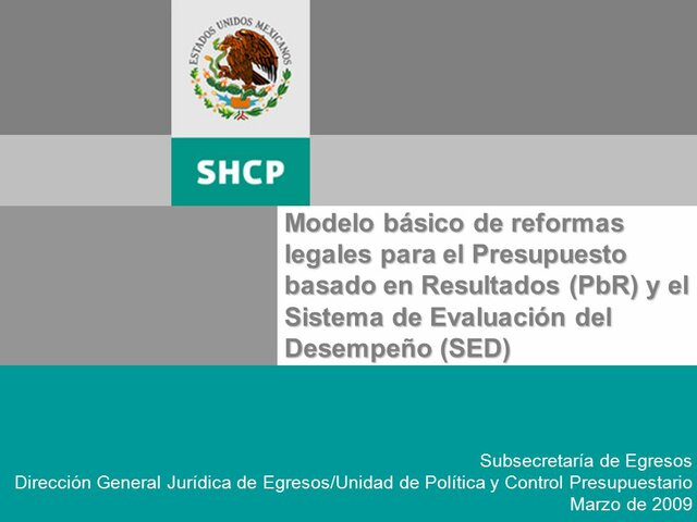 se creó la Dirección General de Egresos