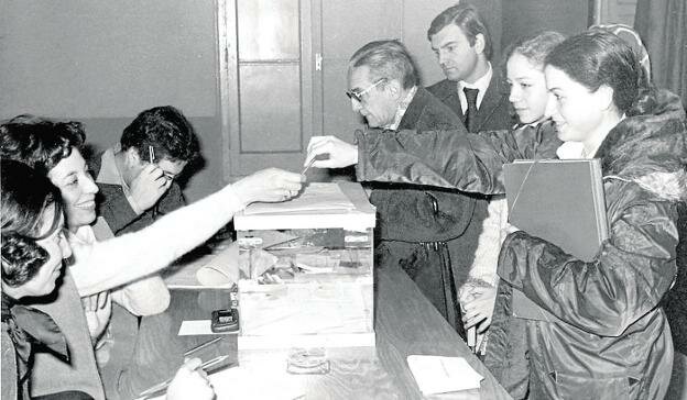 Aprobación por referéndum de la Constitución.