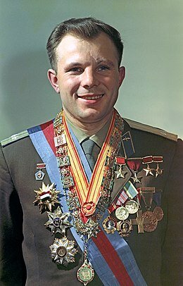 Yuri Gagarin the First Man in Space