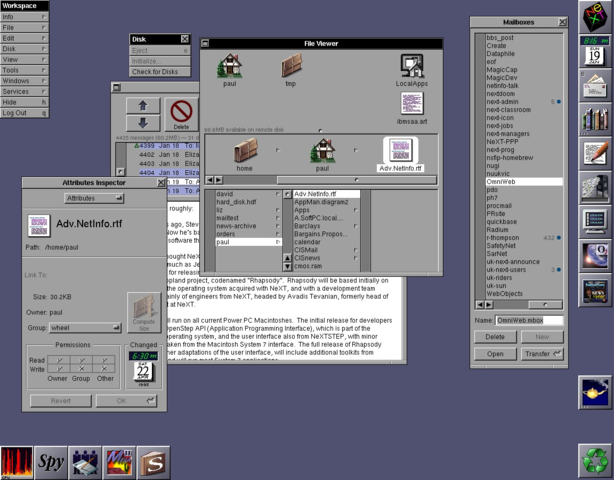 NeXTSTEP / OPENSTEP 1.0