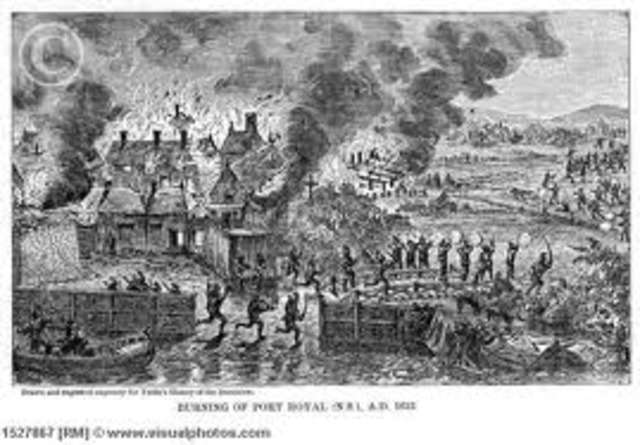 Port Royal was Destroyed