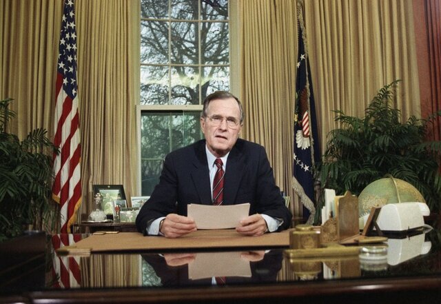 George H W Bush President