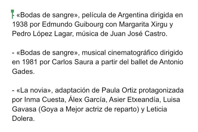 Representaciones filmográficas