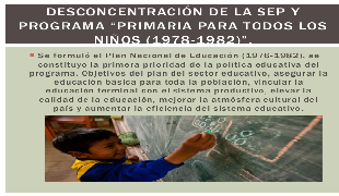 Descentralización Educativa.