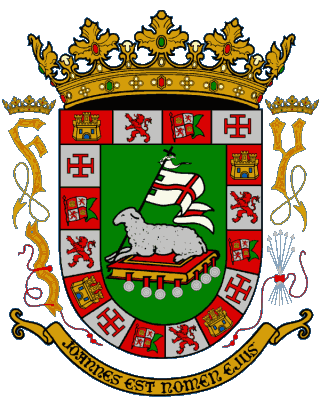 Los Reyes de Espana le otorgan el escudo a Puerto Rico.