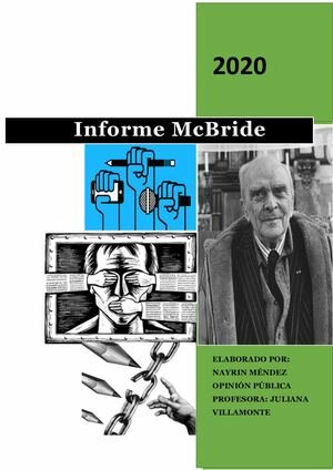 Informe MacBride "Voces Múltiples, un solo mundo"