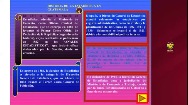 historia de la estadística en Guatemala