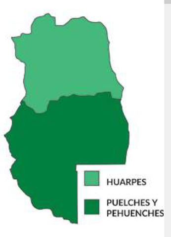 Aborígenes en territorio Mendocino.