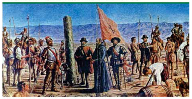 Primer contacto entre españoles y los grupos Huarpes.