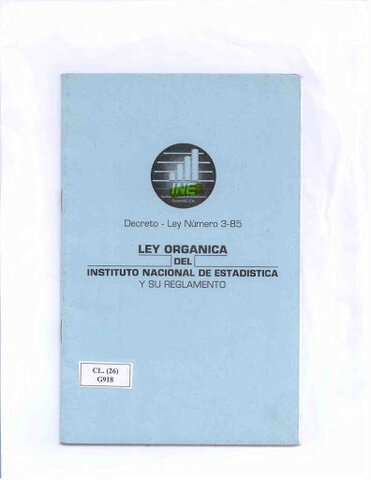 Tercera Ley de Estadística