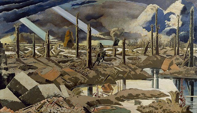 Paul Nash; La ruta a Menin