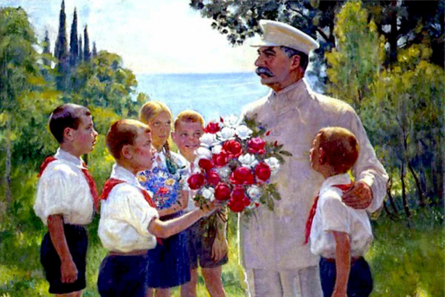 «Rosas para Stalin» (1949) - Boris Ieremeevich Vladimirski.