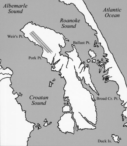 Union Take Roanoke Island