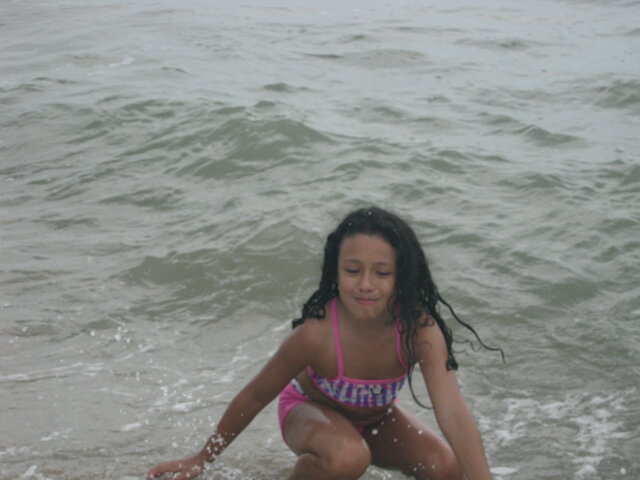 fui a la playa