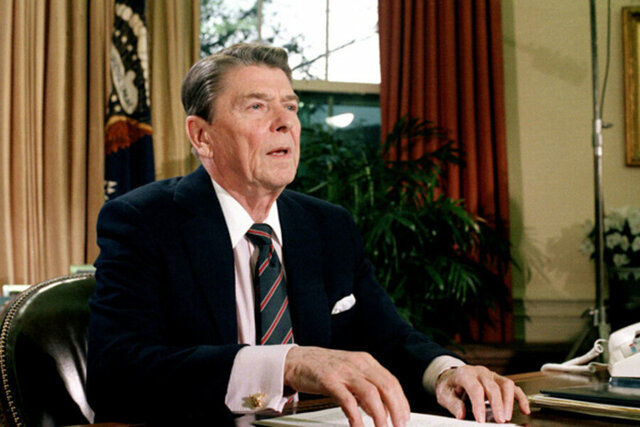 Space Shuttle Challenger explosion (Reagan Speech)