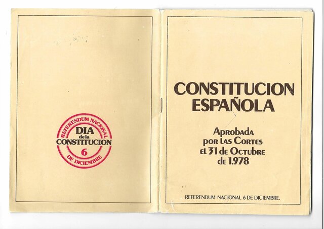 Aprobación por referéndum de la Constitución