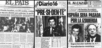 El PSOE gana las elecciones generales por mayoría absoluta y Felipe González se convierte en presidente del Gobierno. 1a legislatura. (28/octubre).