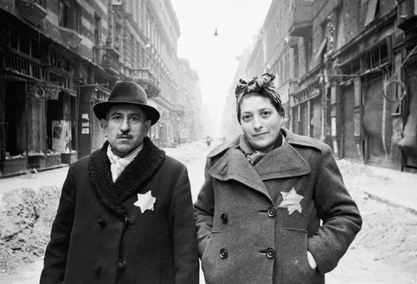 Jews were forced to wear stars of david on their clothing