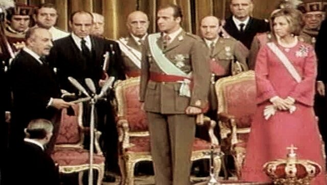 Proclamación de Juan Carlos I como rey.