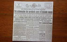 Aprobación de los estatutos de autonomía de Cataluña y El País Vasco.