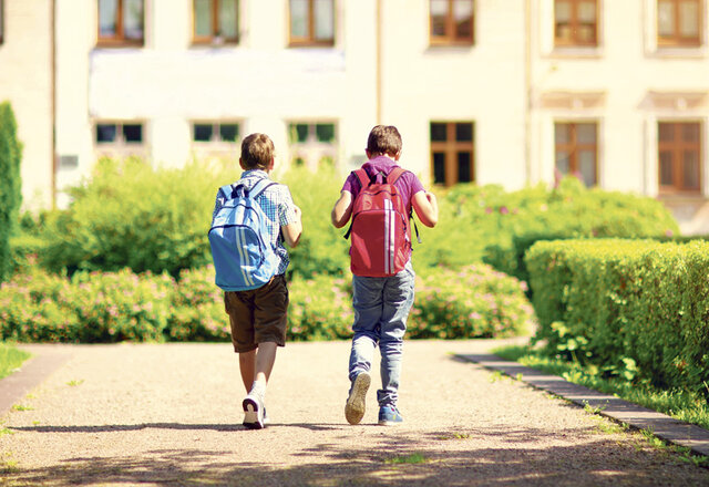08:00 a.m.: Aller à l'école