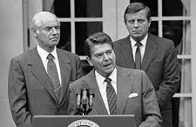 Reagan and air-traffic controllers strike