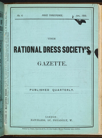 Moda: Rational Dress Society